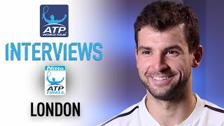 Dimitrov Thrilled To Advance To London Final Nitto ATP Finals 2017 SF [upl. by Hueston]