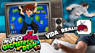 ¡JUGUE GEOMETRY DASH EN LA VIDA REAL CON UN PAD [upl. by Dacia]