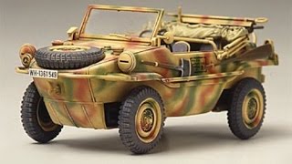 Модель за победу в конкурсе Schwimmwagen Type 166 135 Tamiya [upl. by Rratsal251]