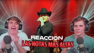 ARGENTINOS REACCIONAN A LAS NOTAS MAS ALTAS DE LOS CANTANTES DEL REGIONAL MEXICANO😲🇲🇽 2 [upl. by Beckie]