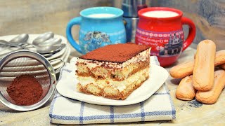 TIRAMISÚ SIN HUEVO  Receta Fácil [upl. by Zita135]