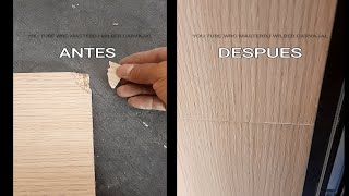 Reparar MADERA  Trucos de CARPINTERIA MELAMINA ROTA [upl. by Eymaj]