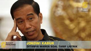 Jokowi Kabur Ditanya Rakyatnya soal Tarif Dasar LIstrik yang Naik [upl. by Oine]