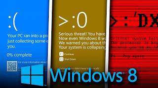 Windows 8 New Kill Screen My OS forced me to update [upl. by Aracaj]