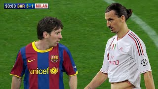 The Day Lionel Messi Showed Ibrahimovic Who Is The Boss [upl. by Eillac]