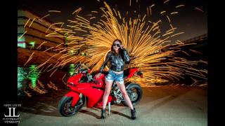 Sony A7Rii Using 5 Axis Image Stabilization on Ducati Motorcycle shoot with fire by Jason Lanier [upl. by Norga]