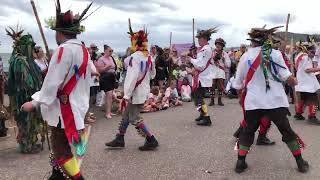 Sidmouth Folk Festival Eynsham Morris on Esplanade 4824 [upl. by Sholeen217]