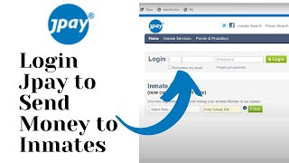 How to Login Jpay to Send Money to Inmates  Jpay Login Account  Jpay Login Help  Jpay Login Page [upl. by Lourie]