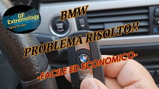 BMW SERIE 3  TUTORIAL COMPLETO SOSTITUZIONE BATTERIA RICARICABILE TELECOMANDO [upl. by Jacob]