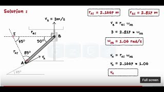 Kinematics Of Rigid Bodies  General Plane Motion  Solved Problems [upl. by Notyarb74]