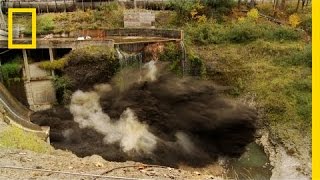 Spectacular Time Lapse Dam quotRemovalquot Video  National Geographic [upl. by Anselm408]