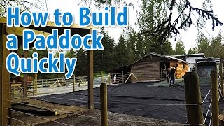 How to Build a Paddock in an Hour and a Half [upl. by Ng]