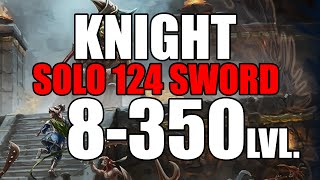 KNIGHT 8  350 LVL 124 SWORD  CO BIŁEM SOLO  TIBIA  NIE PORADNIK 😁😁 [upl. by Madora]