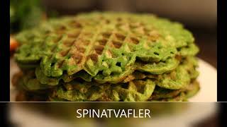 Spinatvafler til vegetarfest [upl. by Serica]