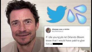 Orlando Bloom Reads Thirst Tweets [upl. by Macri215]