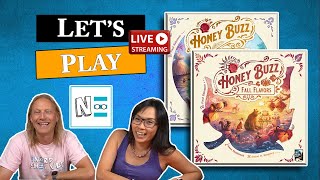 HONEY BUZZ FALL FLAVORS  How to Play  Live Board Game Playthrough amp Review e154 [upl. by Akkin]