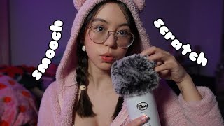 ASMR Upclose Soft Kisses Wet Mouth Sounds and Gentle Head Scratches [upl. by Lilia159]