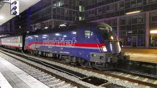 Der neue ÖBB quotNightjetquot in München Hbf [upl. by Wurster]