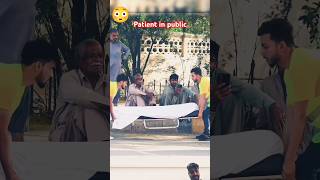 ambulance drop patient in public 😳😯 prank funny comedy entertainment fun [upl. by Leah438]