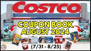 🚨 AUGUST 2024 Costco Coupon Book Grocery Preview Deals 731825🔥Diapers Wipes amp TP [upl. by Kneeland]