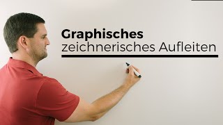 Graphisches zeichnerisches Aufleiten Graph der Stammfunktion  Mathe by Daniel Jung [upl. by Combs]