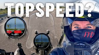 TOPSPEED of the New Royal Enfield Himalayan 452 [upl. by Oiruam100]