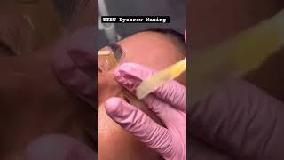 Eyebrow Waxing eyebrows wax eyebrowtutorial viralvideo shorts short reels new youtube [upl. by Nwahsor]