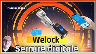 Welock serrure connectée a empreinte digitale Touch 61 [upl. by Tellford]