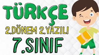 7 Sınıf Türkçe 2Dönem 2Yazılı Soruları Açık Uçlu🧑‍🎓 � Çıkabilir 😊 [upl. by Brendan187]