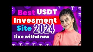 Best usdt Quantify site  latest usdt earning site 2024  Ai earning site 2024 usdt [upl. by Aihseya]