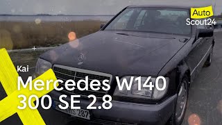 Mercedes W140 300 SE 28 RiesenCouch für die Straße [upl. by Ortensia954]