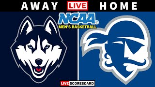 UConn vs Seton Hall  NCAA Mens Basketball Live Scoreboard [upl. by Milli]