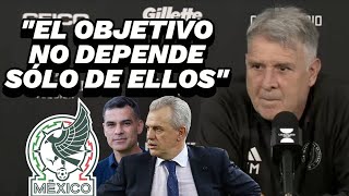 TATA MARTINO ADVIERTE AL VASCO AGUIRRE Y RAFA MÁRQUEZ DEL MAYOR RETO CON MÉXICO  SELECCIÓN MEXICANA [upl. by Enetsirhc856]