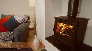 Herald 5 Eco 2022 Wood Burning Stove  Hunter Stoves [upl. by Rocker844]