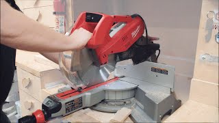 Miter Saw Station Upgrade Milwaukee 695520 Miter Saw  355 [upl. by Regdor]