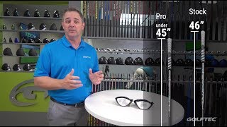 Golf Equipment The Right Driver Shaft Length [upl. by Mohamed]