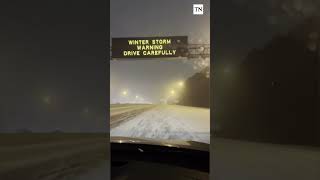 Nashville road conditions during winter storm  Tennessean [upl. by Hadias]