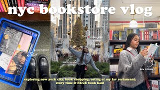 cozy NYC bookstore vlog🗽📚✨spend the day book shopping at barnes amp noble with me  HUGE book haul [upl. by Christianity183]