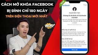 Cách Mở Khoá Facebook Bị Đỉnh Chỉ 180 Ngày Trên Điện Thoại Mới Nhất  nguyenquyenmedia [upl. by Mihe]