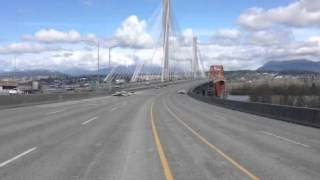 A look at the old Port Mann Bridge which is being dismantled [upl. by Eibrad]