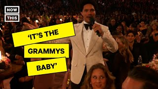 Trevor Noahs Opening Monologue for 2024 Grammys Hits All the Right Notes [upl. by Brader]