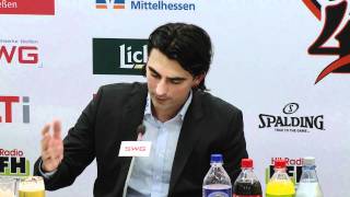 LTi GIESSEN 46ers  Pressekonferenz mit Vladimir Bogojevic und Michael Koch [upl. by Finbur]