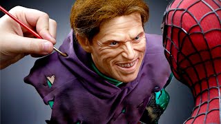 Green Goblin Sculpture Timelapse  SpiderMan No Way Home [upl. by Rekcut]