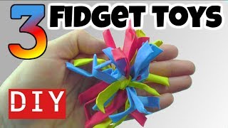 3 EASY DIY FIDGET TOYS –FUN DIYS  COOL DIY TOYS FOR KIDS TO MAKE  HOUSEHOLD ITEMS [upl. by Niple]