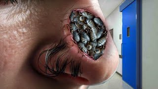 ASMR Animation Dont Lose Hopes  ASMR Deep Cleaning Naak Treatment  ASMR Bulk Larva [upl. by Sidon]