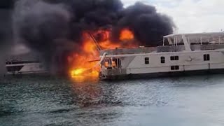 Boats Go Up in Flames [upl. by Carmita]