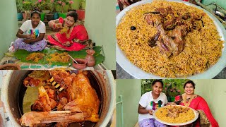 Mutton dum biryaniChicken curryPerugu pachadi [upl. by Shirah]