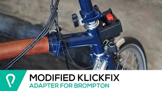 QR036 Modified Klickfix adapter for Brompton [upl. by Anyk]