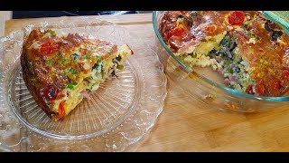 FRITATA sa šunkom  Italijanska varijanta Španske tortilje [upl. by Ambler65]