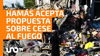 Hamás anuncia que acepta propuesta de Qatar y Egipto para el cese al fuego en la guerra con Israel [upl. by Lettie656]